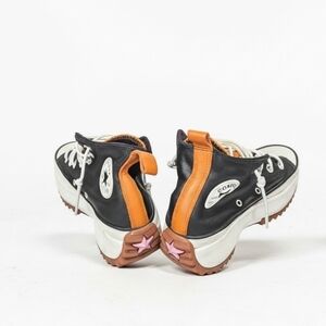 Converse Hike Hi Top Platform Women's Size 7 Black Leather Chuck Taylor AllStar